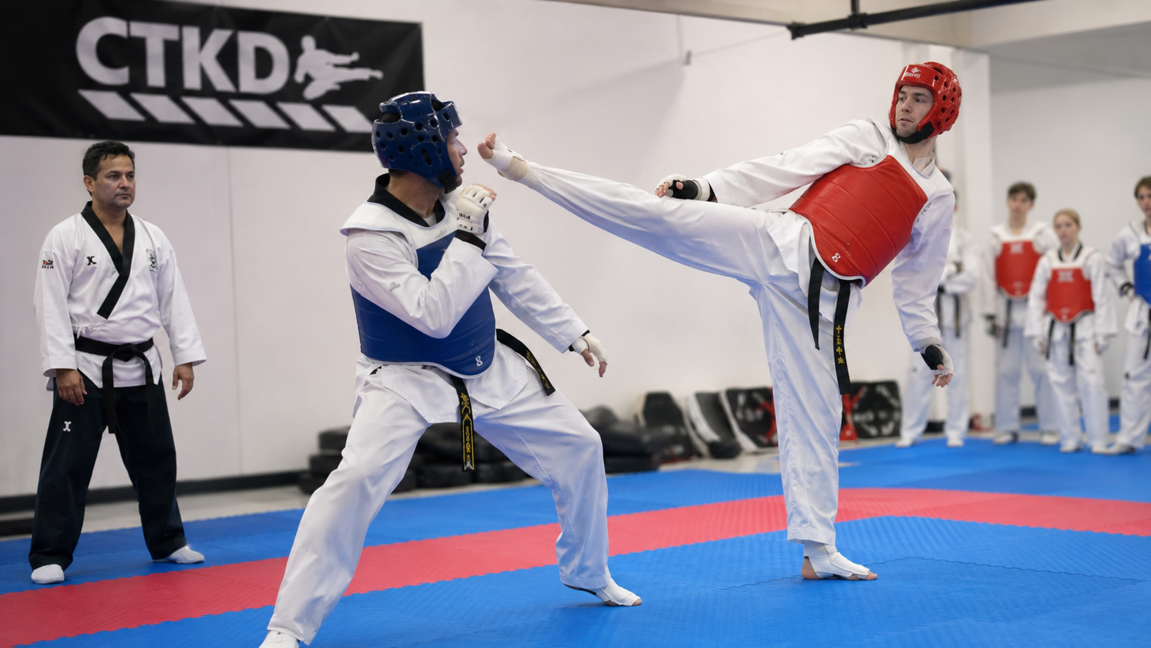 Coniston Taekwondo sparring match
